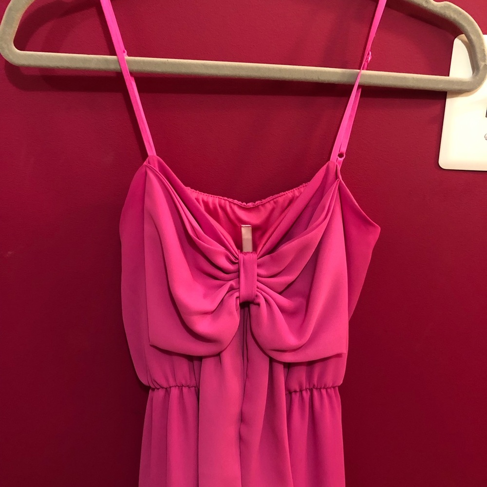 Pink Bow Dress - Picture 2 of 3